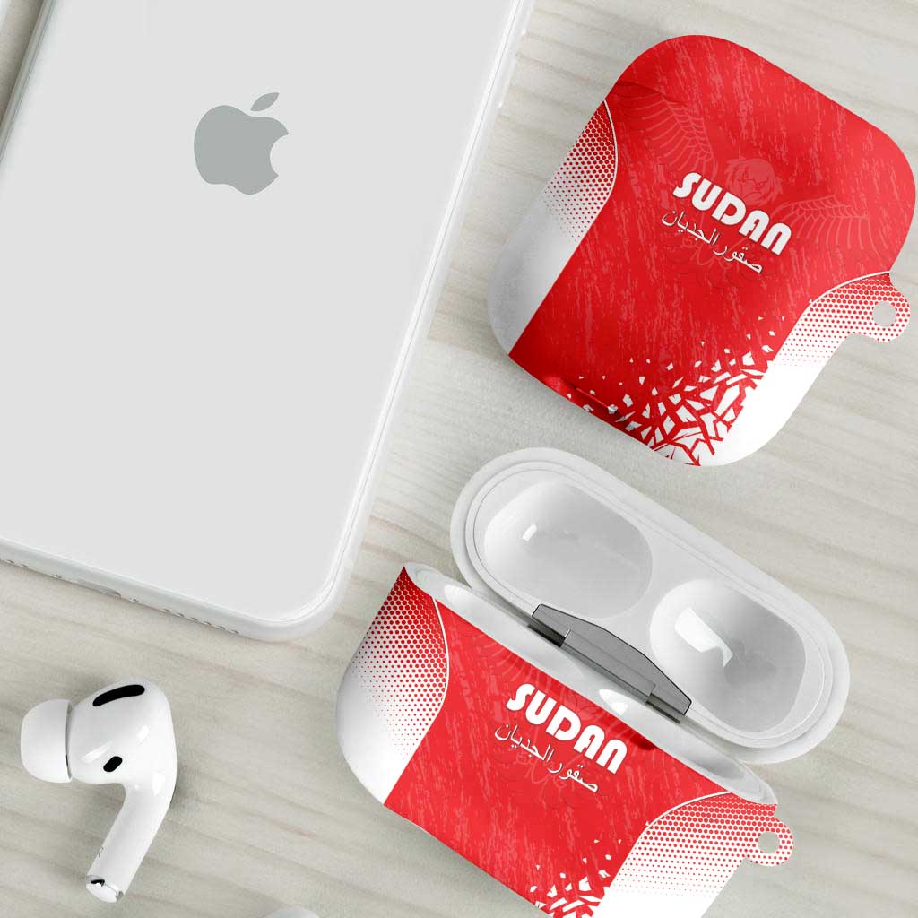Sudan Football AirPods Case Come On Falcons of Jediane