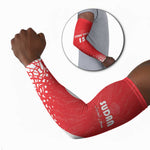 Custom Sudan Football Arm Sleeves Come On Falcons of Jediane