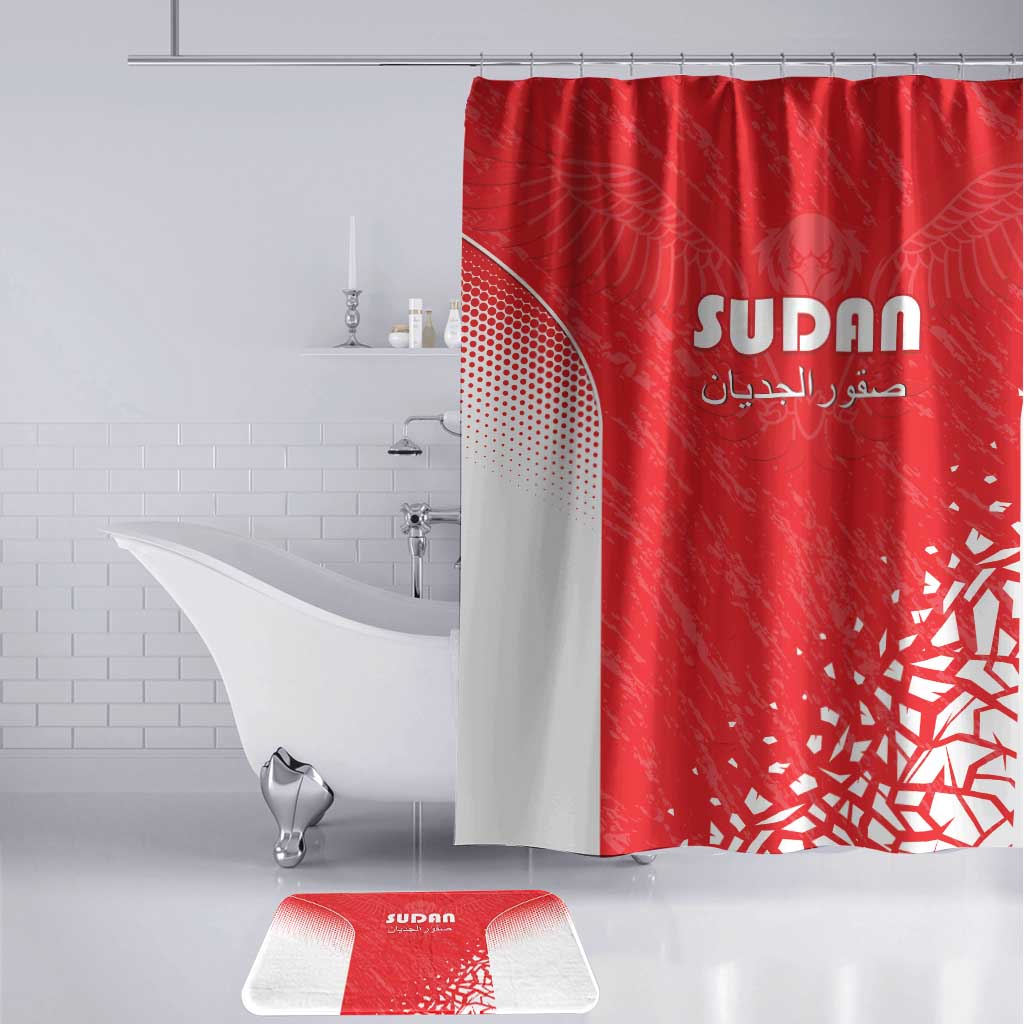 Sudan Football Bathroom Set Come On Falcons of Jediane