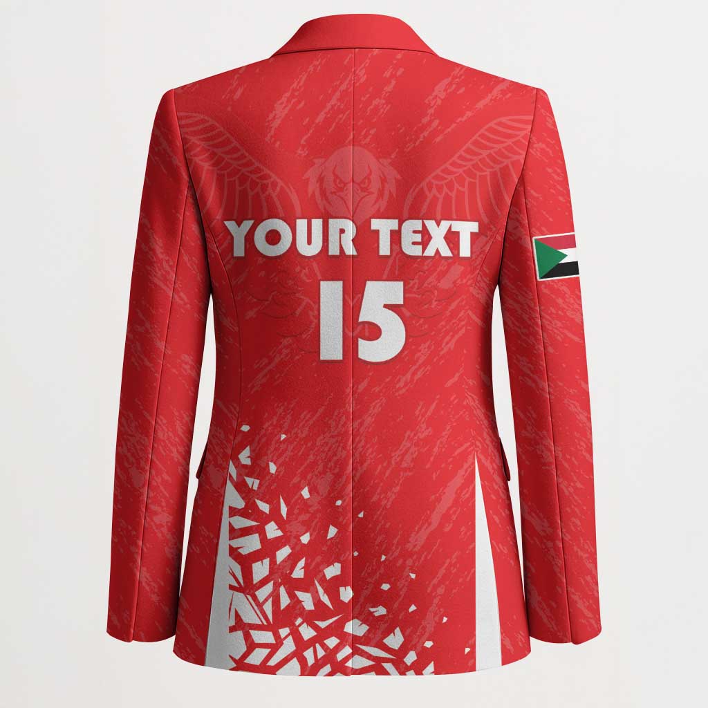 Custom Sudan Football Blazer Come On Falcons of Jediane