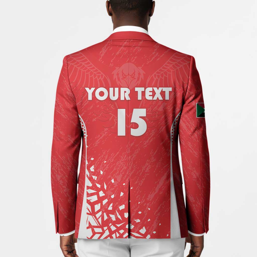 Custom Sudan Football Blazer Come On Falcons of Jediane
