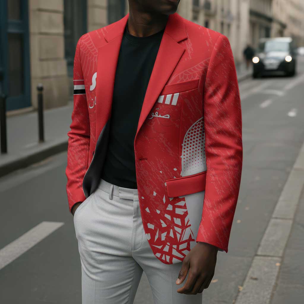 Custom Sudan Football Blazer Come On Falcons of Jediane