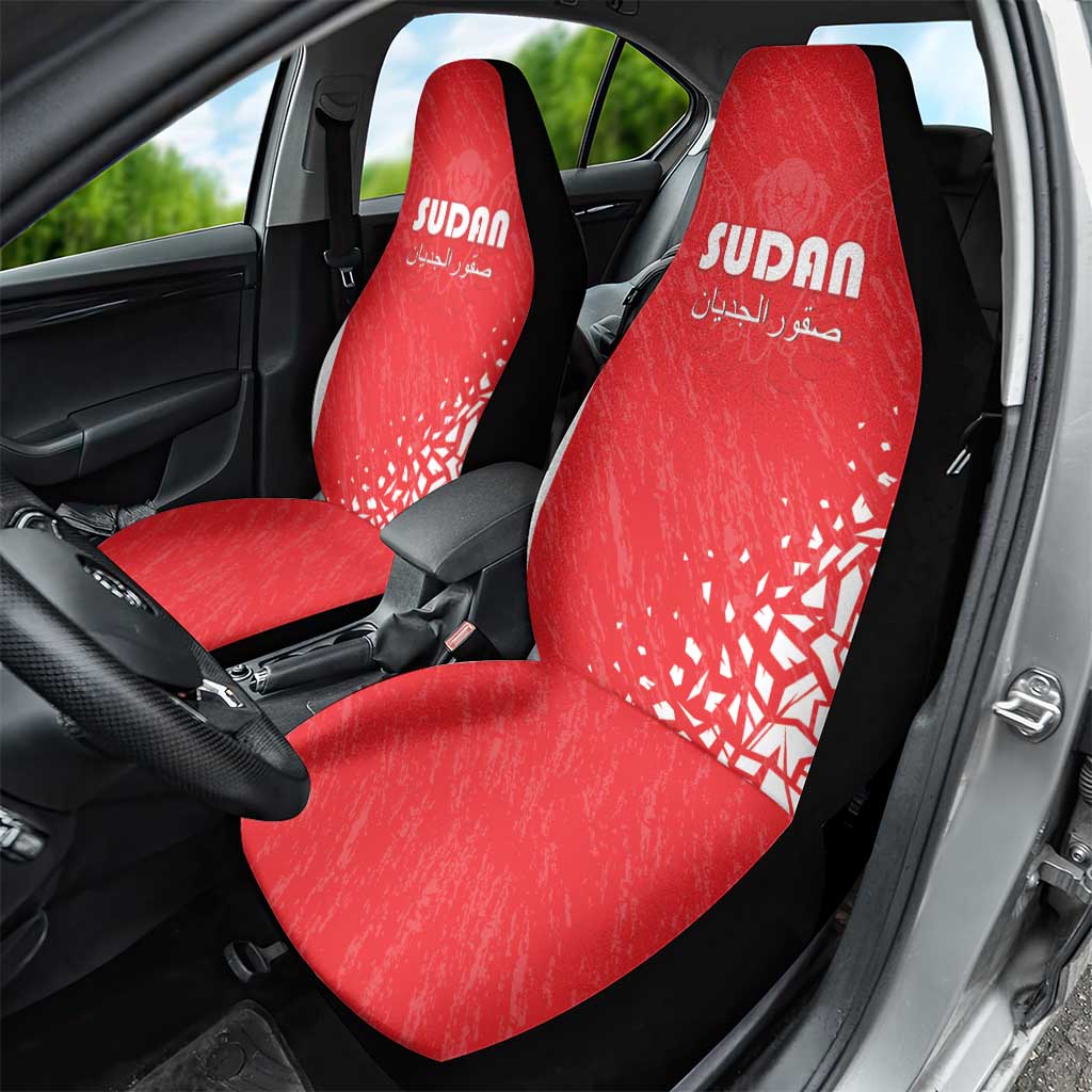Sudan Football Car Seat Cover Yalla Falcons of Jediane - African Pride