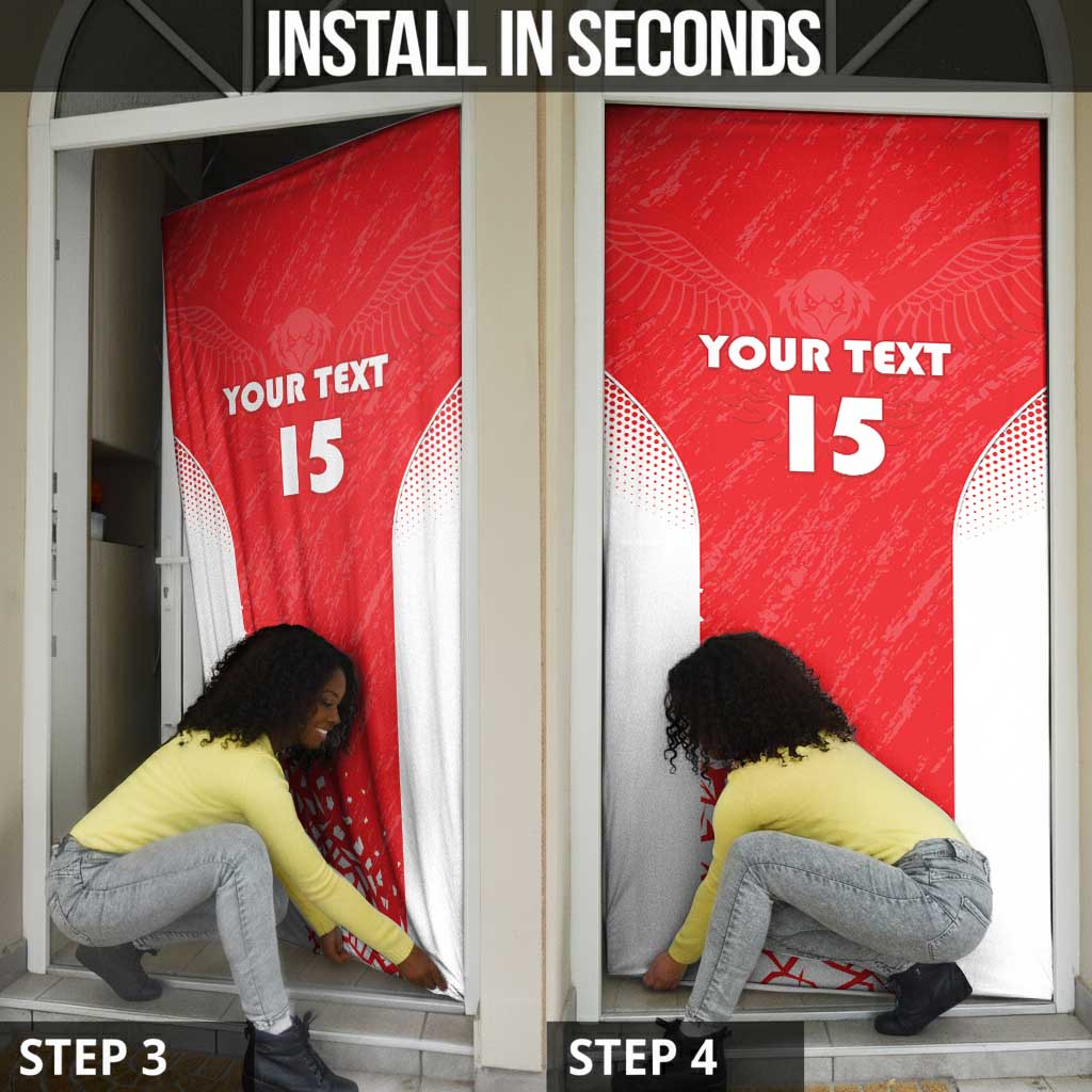 Custom Sudan Football Door Cover Come On Falcons of Jediane