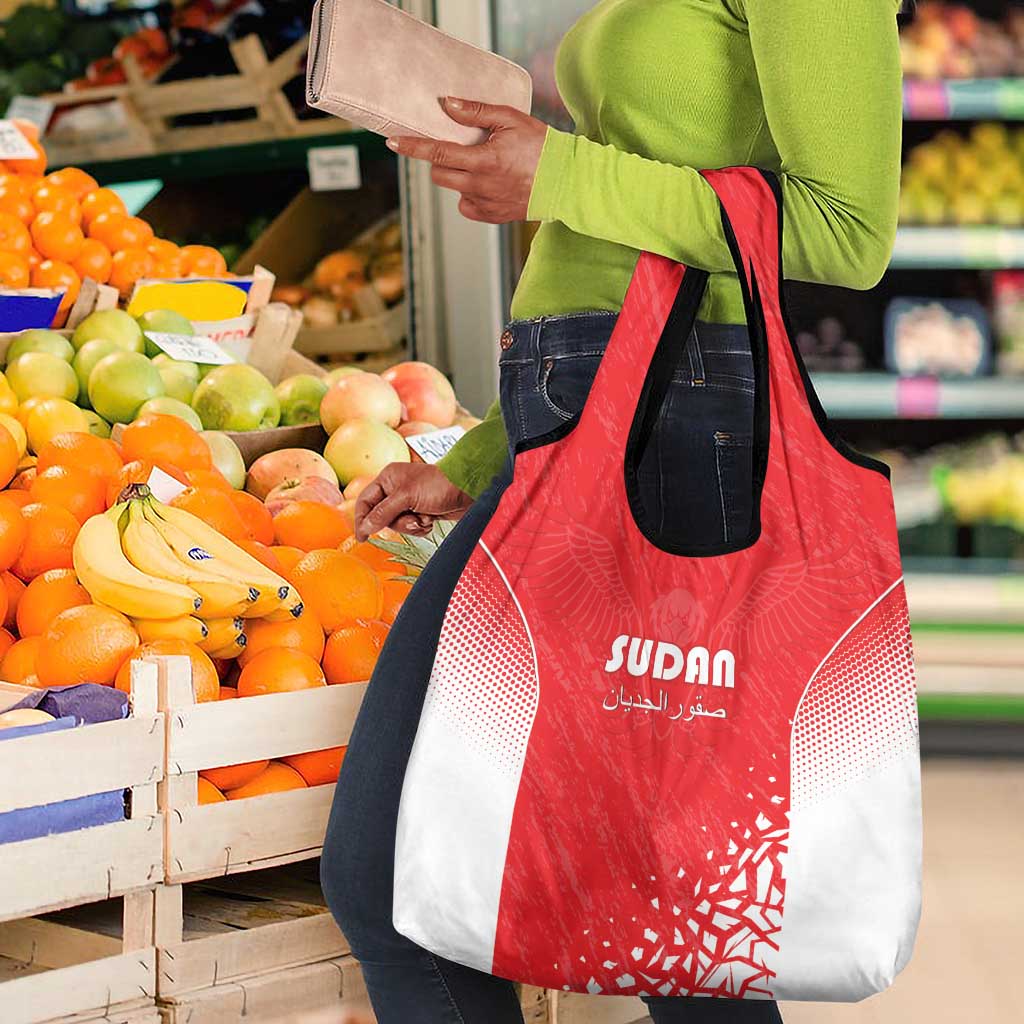 Sudan Football Grocery Bag Yalla Falcons of Jediane - African Pride
