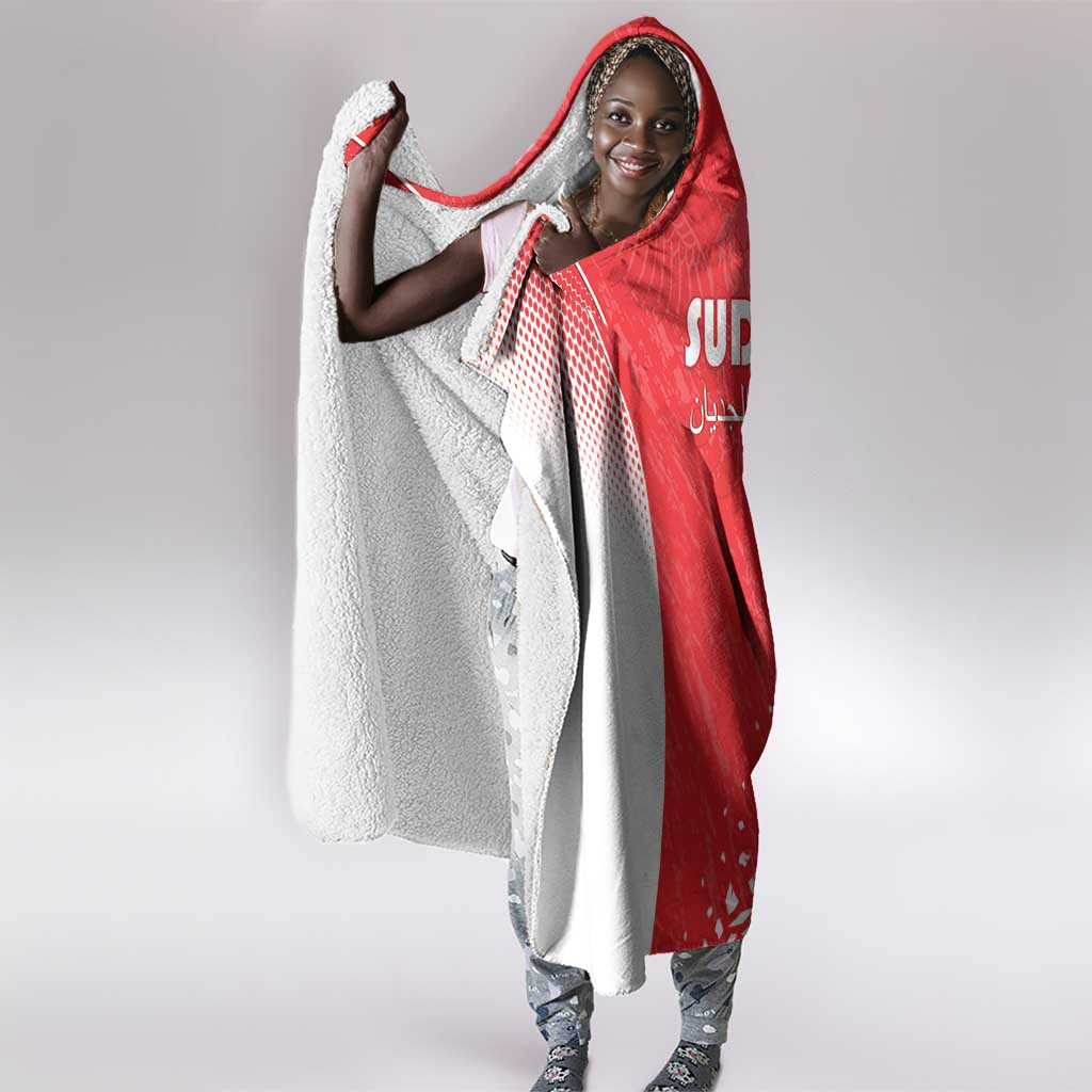 Sudan Football Hooded Blanket Yalla Falcons of Jediane - African Pride