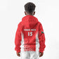 Custom Sudan Football Kid Hoodie Yalla Falcons of Jediane - African Pride