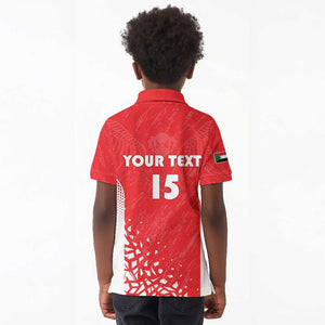 Custom Sudan Football Kid Polo Shirt Yalla Falcons of Jediane - African Pride