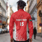 Custom Sudan Football Long Sleeve Button Shirt Yalla Falcons of Jediane - African Pride