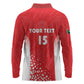 Custom Sudan Football Long Sleeve Polo Shirt Yalla Falcons of Jediane - African Pride