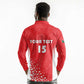 Custom Sudan Football Long Sleeve Polo Shirt Yalla Falcons of Jediane - African Pride