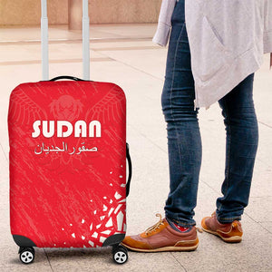 Sudan Football Luggage Cover Yalla Falcons of Jediane - African Pride