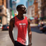 Custom Sudan Football Men Tank Top Yalla Falcons of Jediane - African Pride