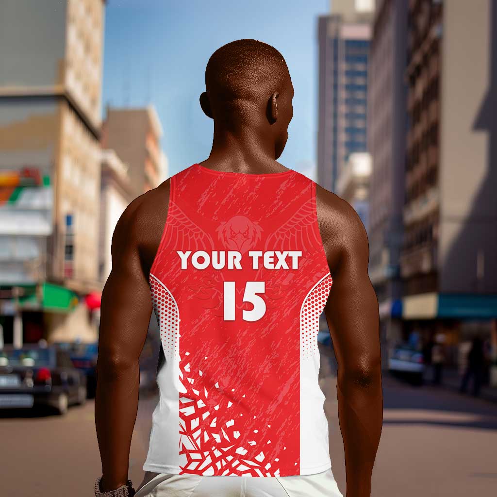 Custom Sudan Football Men Tank Top Yalla Falcons of Jediane - African Pride