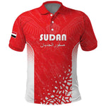 Custom Sudan Football Polo Shirt Yalla Falcons of Jediane - African Pride