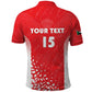 Custom Sudan Football Polo Shirt Yalla Falcons of Jediane - African Pride