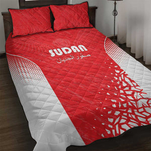 Sudan Football Quilt Bed Set Yalla Falcons of Jediane - African Pride
