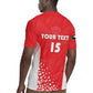 Custom Sudan Football Rugby Jersey Yalla Falcons of Jediane - African Pride
