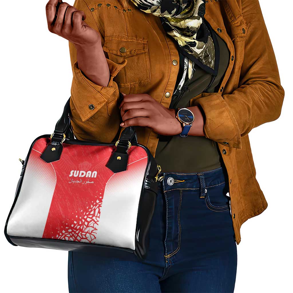 Sudan Football Shoulder Handbag Yalla Falcons of Jediane - African Pride