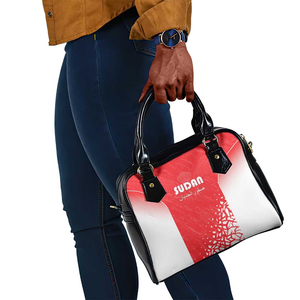 Sudan Football Shoulder Handbag Yalla Falcons of Jediane - African Pride
