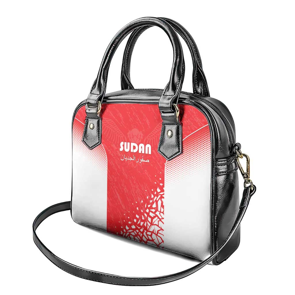 Sudan Football Shoulder Handbag Yalla Falcons of Jediane - African Pride