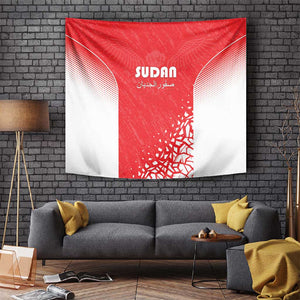 Sudan Football Tapestry Yalla Falcons of Jediane - African Pride