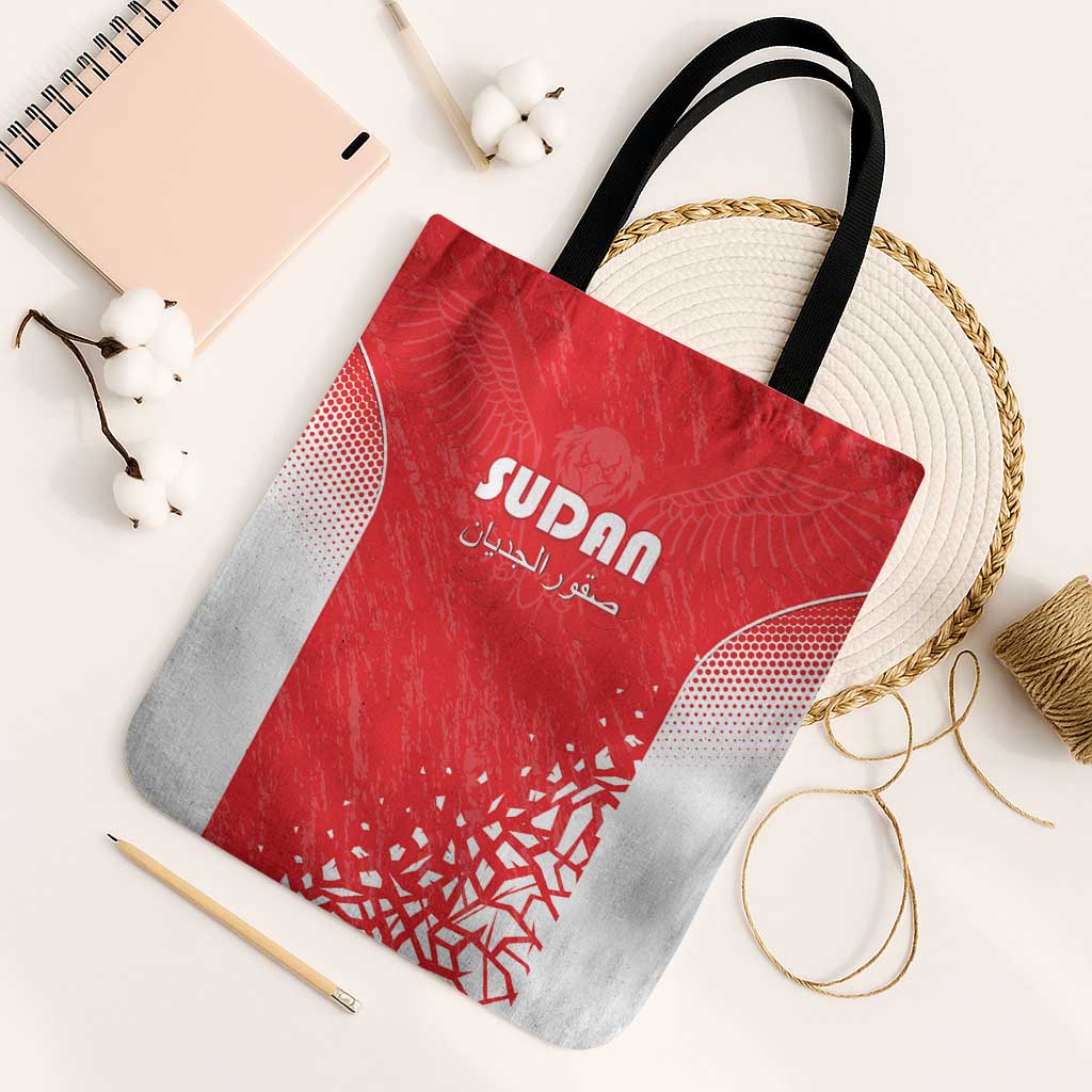 Sudan Football Tote Bag Come On Falcons of Jediane