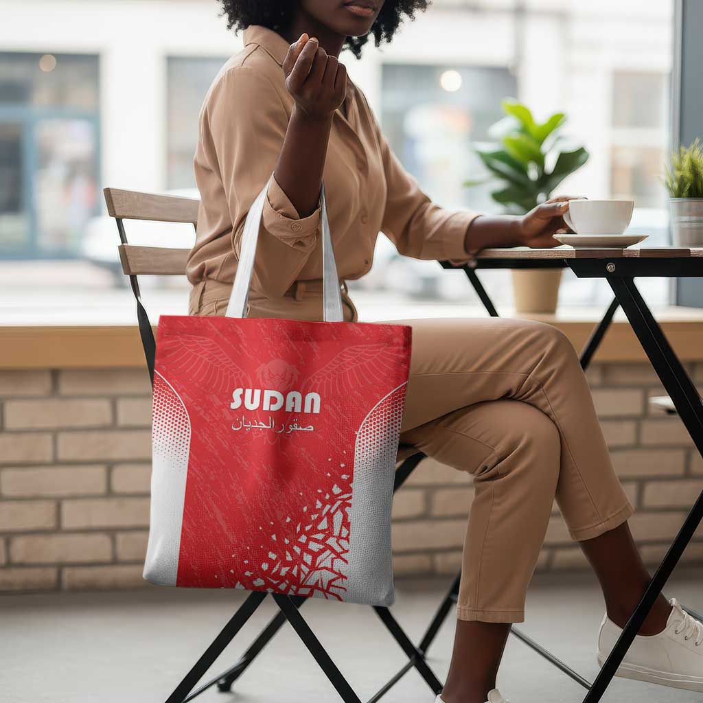 Sudan Football Tote Bag Come On Falcons of Jediane