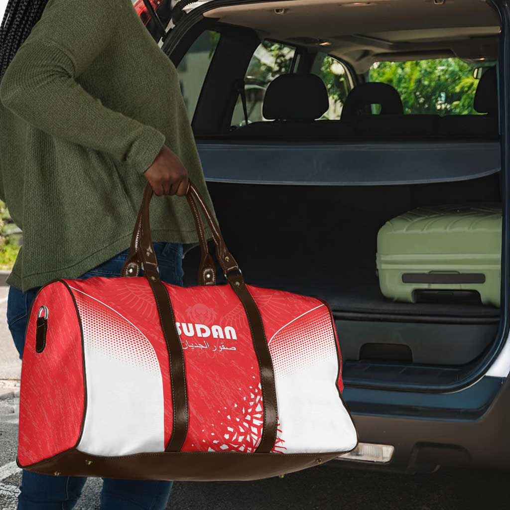 Sudan Football Travel Bag Come On Falcons of Jediane