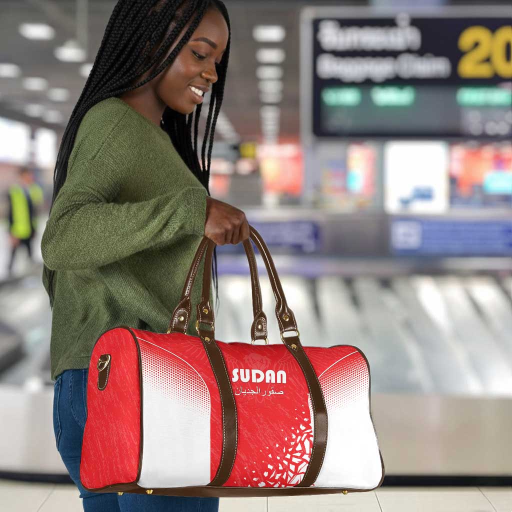 Sudan Football Travel Bag Come On Falcons of Jediane