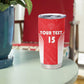 Custom Sudan Football Tumbler Cup Yalla Falcons of Jediane - African Pride