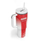 Custom Sudan Football Tumbler With Handle Yalla Falcons of Jediane - African Pride
