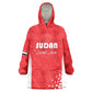 Custom Sudan Football Wearable Blanket Hoodie Yalla Falcons of Jediane - African Pride