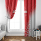 Sudan Football Window Curtain Yalla Falcons of Jediane - African Pride