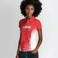 Custom Sudan Football Women Polo Shirt Yalla Falcons of Jediane - African Pride