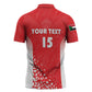 Custom Sudan Football Zipper Polo Shirt Come On Falcons of Jediane