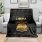 Liberia National Emblem Golden Blanket Vai Syllabary Heritage - African Pride