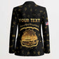 Personalized Liberia Vai Syllabary Heritage Blazer National Emblem Golden Style