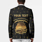 Personalized Liberia Vai Syllabary Heritage Blazer National Emblem Golden Style