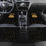 Personalized Liberia National Emblem Golden Car Mats Vai Syllabary Heritage - African Pride