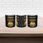Personalized Liberia Vai Syllabary Heritage Ceramic Mug National Emblem Golden Style
