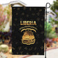 Liberia National Emblem Golden Garden Flag Vai Syllabary Heritage - African Pride