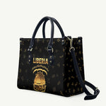 Liberia Vai Syllabary Heritage Leather Bag National Emblem Golden Style