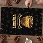 Liberia Vai Syllabary Heritage Puzzle National Emblem Golden Style
