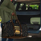 Liberia Vai Syllabary Heritage Travel Bag National Emblem Golden Style