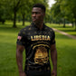 Personalized Liberia Vai Syllabary Heritage Zipper Polo Shirt National Emblem Golden Style