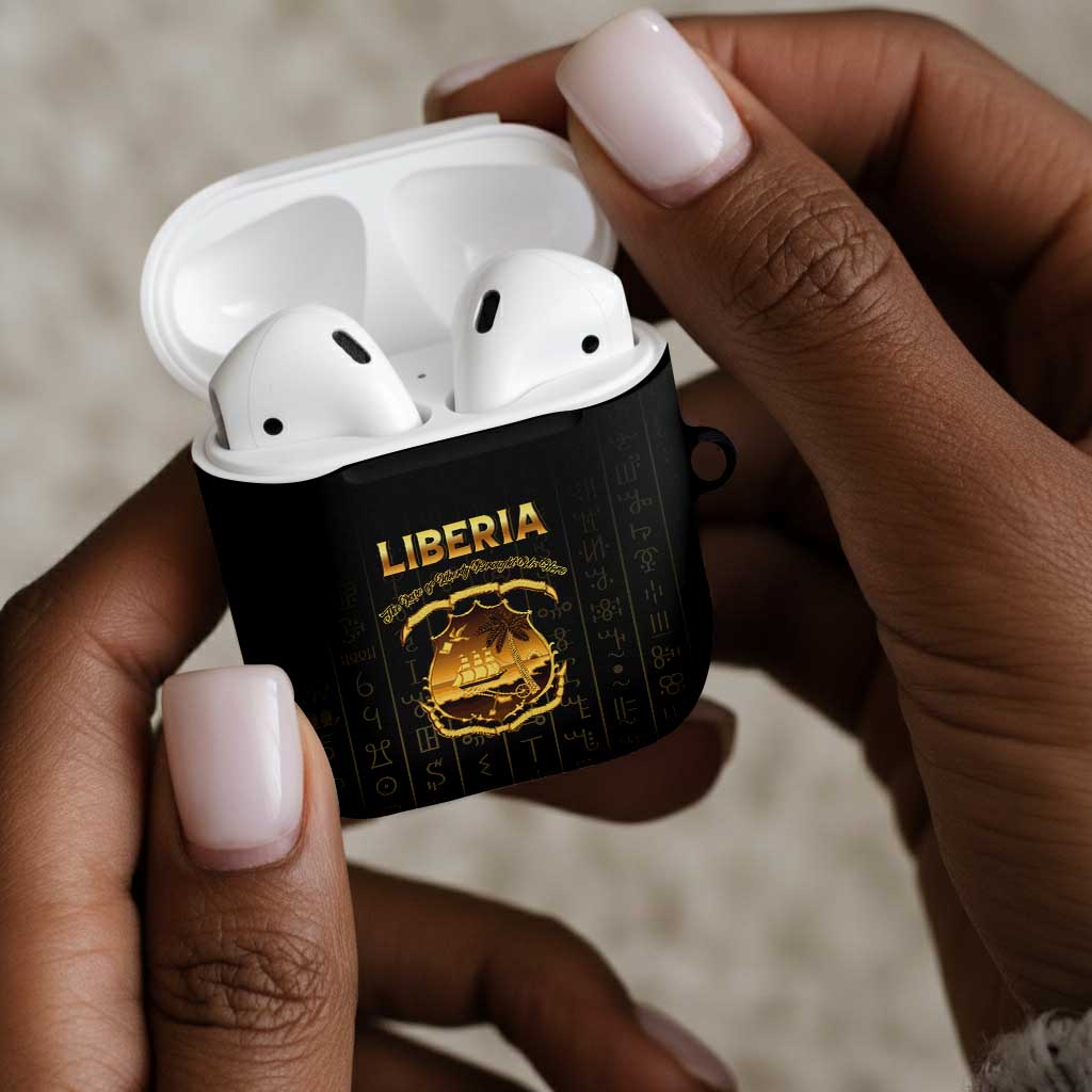 Liberia Vai Syllabary Vertical Pattern AirPods Case