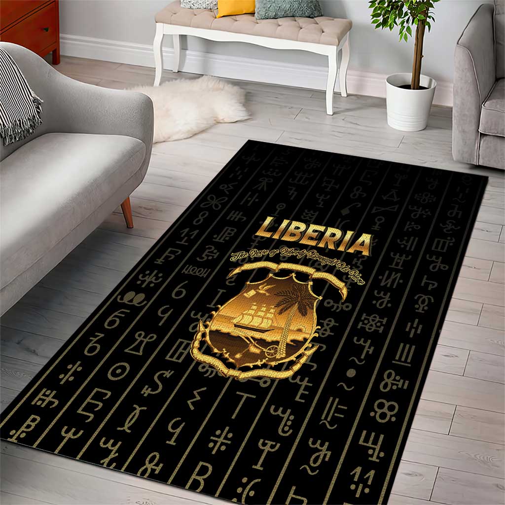 Liberia Area Rug Vai Syllabary Pattern - African Pride