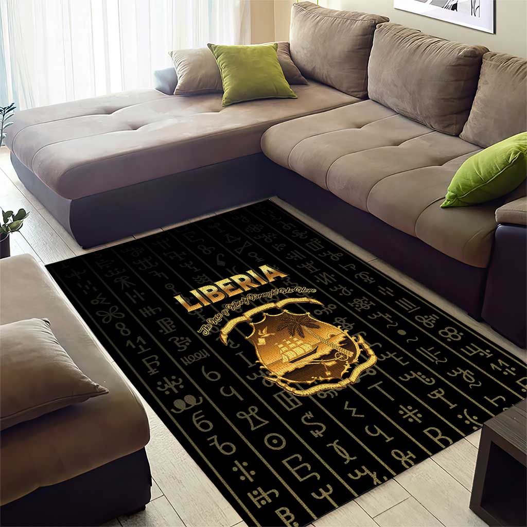 Liberia Area Rug Vai Syllabary Pattern - African Pride