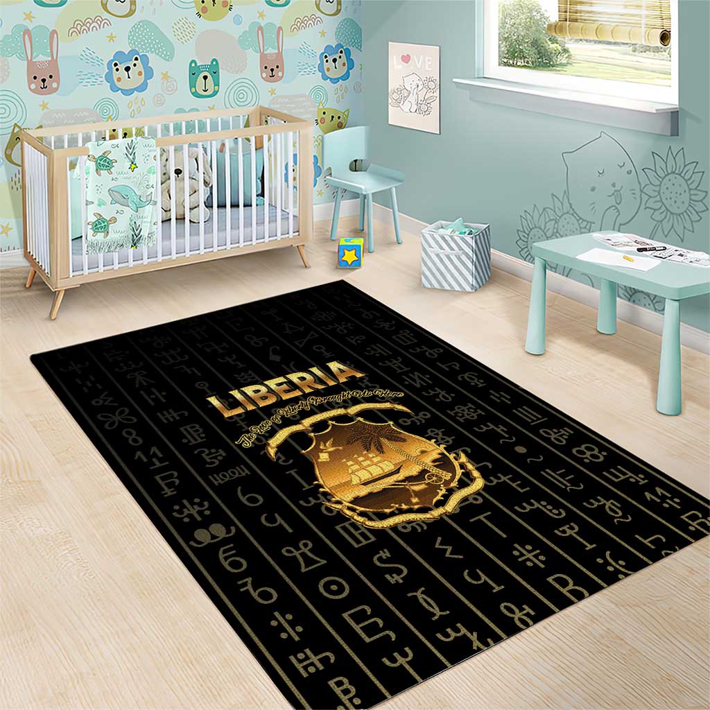 Liberia Area Rug Vai Syllabary Pattern - African Pride